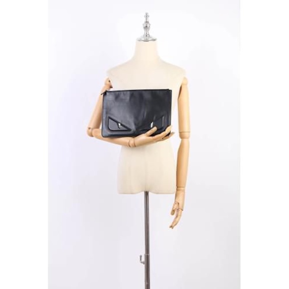 Authentic Fendi Monster Eyes Clutch Bag Black - Picture 3 of 13